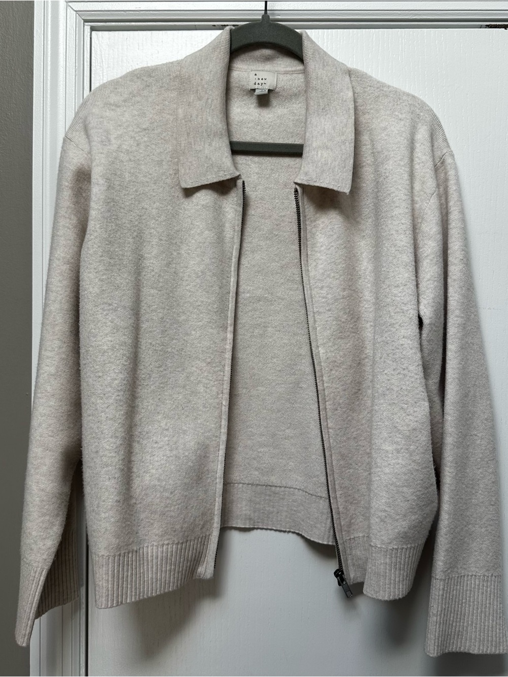 Target A New Day Zip Up Sweater - Large